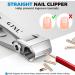 Premium Toenail Clippers for Men & Seniors | No Splash Nail Clippers with Catcher | Wide 17mm Opening for Thick Nails - Mess Free Design - Buy Online on GoSupps.com