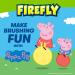 Firefly Peppa Pig Light Up Timer Toothbrush | Soft Bristles 1 Minute Timer Suction Cup for Ages 3 - Buy Online on GoSupps.com