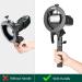 GODOX S2 Speedlite Bracket Bowens Mount Holder with Cold Shoe Flash Mount for Godox V1, AD200Pro, AD200, AD400Pro, V860II, TT350, TT685, TT600 Series Flash - Buy Online on GoSupps.com