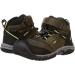 KEEN Big Kid Ridge Flex Mid Waterproof Hiking Boots, Size 6, Dark Olive/Dusky Citron - Buy Online on GoSupps.com