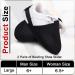 Zhanmai Bowling Shoe Covers - 2 Pairs Black Slider for Women and Men - Buy Online on GoSupps.com