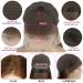 ZLIKE 28inch Brown Straight HD Lace Front Wig - Brazilian Virgin Human Hair Wig for Women - Buy Online on GoSupps.com