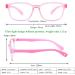 AetrvoHope Blue Light Blocking Glasses for Kids Children's Computer Glasses for Age 4-13 Unbreakable Frame Anti-Blue Ray Glasses With Case Anti UV400 & Eyestrain Clear Pink - Buy Online on GoSupps.com