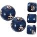 Fomiyes Baoding Balls Set - Red Chinese Massage Balls for Stress Relief & Exercise | Hand Massage & Health Balls - Buy Online on GoSupps.com