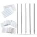 Body Piercing Needles - WZPB 100Pcs Ear Nose Piercing Needles Mixed Sizes Hollow Needles 12G 14G 16G 18G 20G Disposable Piercing Needles for Ear Nose Lip Eyebrow Belly Body Piercing Kit Supplies