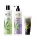 Hair & Body Set from India Cosmetics Germany with organic hemp seed oil extract in high-quality premium quality.1x shampoo & 1x body lotion without parabens soft skin and perfect hair care without parabens