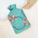 Hot Water Bottle with Lid - Anchor Pattern Rubber Bag for Pain Relief Cramps & Foot Warmer | Hot & Cold Therapy - Buy Online on GoSupps.com