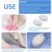 4Pcs Pumice Stone for Feet Includes 2Pcs Natural Pumice Stone 2Pcs Double Sided Pedicure Glass Stone for Feet and Hands Exfoliation to Remove Dead Skin - Buy Online on GoSupps.com