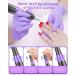 35000 RPM Electric Nail Drill Machine for Acrylic Gel Nails - Portable Professional Tool for Manicure Pedicure - Purple - Buy Online on GoSupps.com