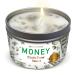 MAGNIFICENT 101 Money Aromatherapy Candle for Getting a Cash Flow Boost - Sage Cinnamon Scented Natural Soybean Wax Tin Candle for Purification and Chakra Healing Money - Cash Flow Boost