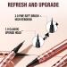 Rosarden Liquid Eyeliner - Super Thin Waterproof Black Eyeliner for Smudge Proof, Long Lasting Makeup - Buy Online on GoSupps.com