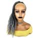 VAVANGA Marley Hair Ponytail 18 Ombre Grey | Afro Kinky Synthetic Braiding Hair Extension in T1B/GRAY - Buy Online on GoSupps.com
