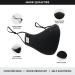 Pro Reusable Face Mask - Breathable 3 Layer Washable Cloth Anti-Fogging Nose Wire Unisex Adjustable Ear Straps - Ship Worldwide - Buy Online on GoSupps.com