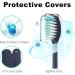 USHON Toothbrush Replacement Brush Heads for HY1100 & HY1200 - 4 Pack (Midnight Navy Blue) | Philips One Electric Toothbrush Compatible - Buy Online on GoSupps.com