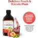 Bio-Fermented Turmeric Curcumin Supplement with Black Pepper, Ginger, Papaya Enzymes & Live Cultures - Peach Flavor - Buy Online on GoSupps.com