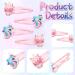 4 Pcs Unicorn Hair Clips for Girls - Cute Cartoon Hair Accessories for Kids - Buy Online on GoSupps.com