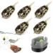 Method feeder 6 pieces Fishing inline feeder set carp fishing Feder carp accessories Feeder accessories fishing accessories with 20g 30g 40g 50g 60g