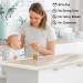 Baby Edge Corner Guards Set 2.3M/7.5ft + 4 Corner Protectors | Childproof Foam Furniture Bumpers | Pre-Taped for Easy Installation | White Large Size - Buy Online on GoSupps.com