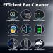 LOCADENCE Electric Ear Wax Removal Kit Rechargeable Handheld Multifunction Earwax Cleaner with 9 Nozzles Portable Ear Cleaner for Home Travel (White) - Buy Online on GoSupps.com