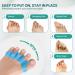 4 Pcs Gel Toe Separators for Toe Alignment - Toe Spacers for Overlapping Toes - Hammer Toe Straighteners for Men and Women - Bunion Corrector - Buy Online on GoSupps.com