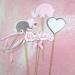Personalised Cake Toppers Cake Decorations 4PCS Elephant Heart Cake Toppers for Baby Shower Cute Baking Dessert Decorations Supplies for Kid Sweet Gifts (Color : C) (Color : D) (Color : D) - Buy Online on GoSupps.com