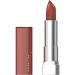 Maybelline Color Sensational Lipstick  Lip Makeup  Cream Finish  Hydrating Lipstick  Nude  Pink  Red  Plum Lip Color  Brick Beat  0.15 oz  (Packaging May Vary) 122 BRICK BEAT 0.15 Ounce (Pack of 1)