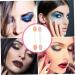 50pcs Two-color Eyeshadow Brush Beauty Sponge Disposable Makeup Make up Kit Professional Eyeshadow Comestic Applicator Oval Makeup Eyeshadow Cosmetic - Buy Online on GoSupps.com