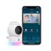 Motorola Peekaboo WiFi 1080p Video Baby Monitor - Multi-Color Night Light, Two-Way Audio, Infrared Night Vision  360 Degree Remote Pan Scan and Digital Zoom/Tilt, Soothing Sounds & Lullabies 1 Camera