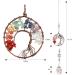 Tree of Life Chakra Healing Sun Catcher - Natural Quartz Gemstone Pendant for Women - Spiritual Rainbow Maker Suncatcher - Buy Online on GoSupps.com