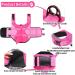 Malier Dog Life Jacket | Ripstop Dog Vest with Rescue Handle | Reflective Shark Design | Adjustable Straps | Pink | Large Size - Buy Online on GoSupps.com