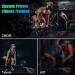 SLEVIO Portable Gym Timer with Powerful Magnet - Large LED Digital Display for Home Gym - Upgraded Workout Timer for Fitness - Black - Buy Online on GoSupps.com