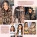 Invisible Wire Hair Extensions Clip in Natural Wavy Synthetic Hair - 16inch Chestnut Brown - Buy Online on GoSupps.com