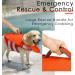 Buy ThinkPet Adjustable Dog Life Jacket - Reflective Buoyancy Safety Vest in Orange Red for All Breeds - International Shipping Available - Buy Online on GoSupps.com