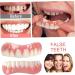 Emerze False Teeth Veneers - Natural Color Silicone Prostheses for Men & Women | Removable Cosmetic Temporary Teeth - 9 Pairs | Universal Fit - Buy Online on GoSupps.com
