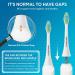 Toothbrush Replacement Heads for 7AM2M AM101/AM105 Electric Toothbrush - 12 Pack Soft Bristles - Buy Online on GoSupps.com