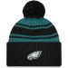 New Era Men's NFL 2022 Sideline Cuffed Pom Knit Hat - Gold/Green | One Size - Buy Online on GoSupps.com