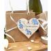Personalised Wooden Hanging Heart Plaque - Be Brave Dream Big | Blue Safari Animals | New Baby Gift - Buy Online on GoSupps.com