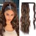 Ponytail Extension Body Wave Ponytail Hair Extension Heat Resistant Synthetic Wrap Around Ponytail Extension Clip In Wave Curly Ponytail Hairpiece for Women Ponytail Hairpiece for Women (Color : 1B - Buy Online on GoSupps.com