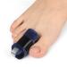 Ajoysoul Toe Splint 1 Pair Toe Straightener for Bent Toe Hammer Toe Crooked Toe Claw Toe Left and Right Toe Wrap to Support and Align Toe - Blue