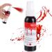 MEICOLY Blood Splatter, 2.1oz Fake Blood Spray, Halloween Liquid Blood for Clothes, Zombie Bride, Vampire and Monster SFX Scary Clown Makeup & Dress Up,Dark,1 Pack