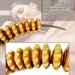 Premium Wood Fascia Roller & Massage Scooter - Beech Muscle Relaxation & Body Shaping Anti-Cellulite Gua Sha - Buy Online on GoSupps.com