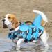 Buy Cit toile Dog Life Jacket - Safe & Lightweight Shark Design for Swimming | Reflective Vest for All Dog Sizes - Blue Camouflage XXL - Buy Online on GoSupps.com
