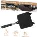 Zerodeko Sandwich Non Stick Pan Bread Sandwich Waffle Maker Sandwich Maker Outdoor BBQ Folding Grill Outdoor Cooking Stove Nonstick Cookware Hot Aluminum Breakfast Cheese Machine - Buy Online on GoSupps.com