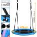 Trekassy 440lbs Swing Set with 40 Saucer Tree Swing, Swivel & A-Frame Stand - Buy Online on GoSupps.com