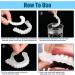 BrightView False Teeth Veneers - 2 Pairs Cosmetic Tooth Covers | Temporary Dentures & Artificial Teeth for Men & Women - White Prosthesis with Storage Box - Buy Online on GoSupps.com