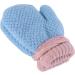 Kids Toddlers Winter Thermal Gloves Mittens - Blue | Ages 1-4 | Fleece Lined, Anti-Lost String - Buy Online on GoSupps.com