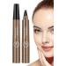 Microblading Pen for Eyebrows Fork Tip Waterproof Eyebrow Pen Liquid Eyebrow Pen Microblading Pen Eyebrow Pencil with 4 Clips Liquid Eyebrow Pen Dark Brown - Buy Online on GoSupps.com