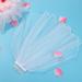 FRCOLOR First Communion Veil for Girls - 16 Inch Short Veil with Hair Comb and Pearls - Wedding Flower Girl Hair Accessories - Buy Online on GoSupps.com