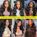 16 Inch Brazilian Body Wave Lace Front Wig for Black Women - 180% Density, Pre Plucked, Natural Black Color - Buy Online on GoSupps.com