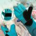 60 cm Cat Gloves Grooming | Cat Glove Bite Resistant Gloves for Handling Animals | Gloves for Handling Animals | Scratch-Resistant Protective Gloves for Training 60cm-green - Buy Online on GoSupps.com